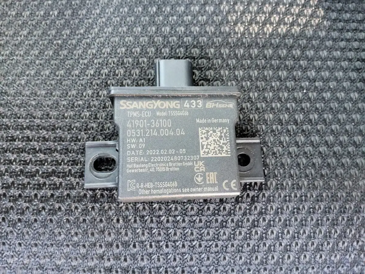 g4렉스턴 스포츠 칸 tpms ecu